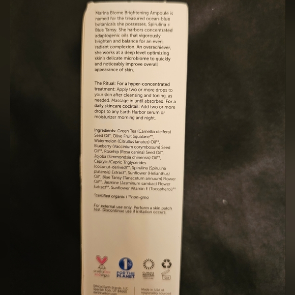 Earth Harbor Marina Biome Brightening Ampoule NEW UNUSED UNOPENED - Picture 8 of 8